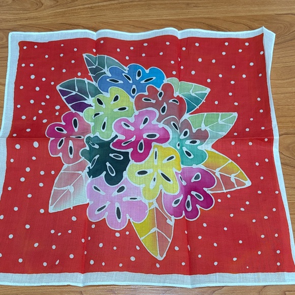 Colorful Floral Handkerchief - Picture 6 of 8